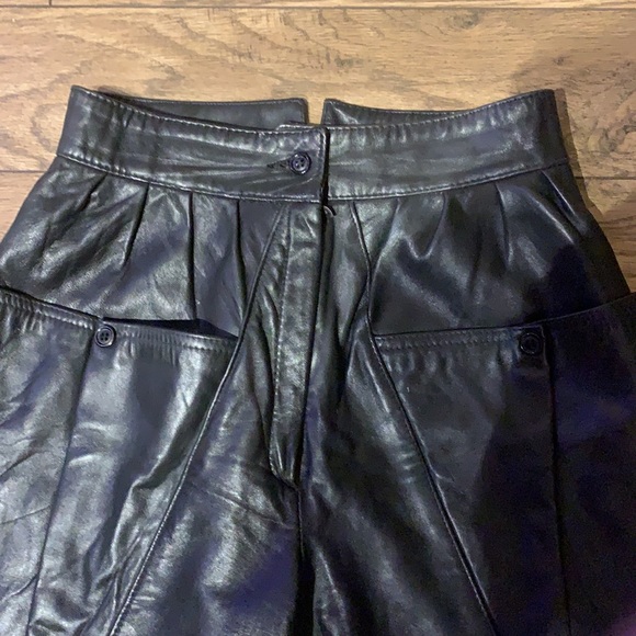 Olde Hide House black leather pants - Picture 4 of 5